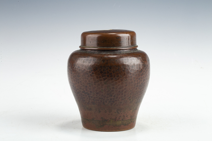 古玩陶瓷民國至創(chuàng)匯·錘目紋茶葉罐真品鑒賞圖