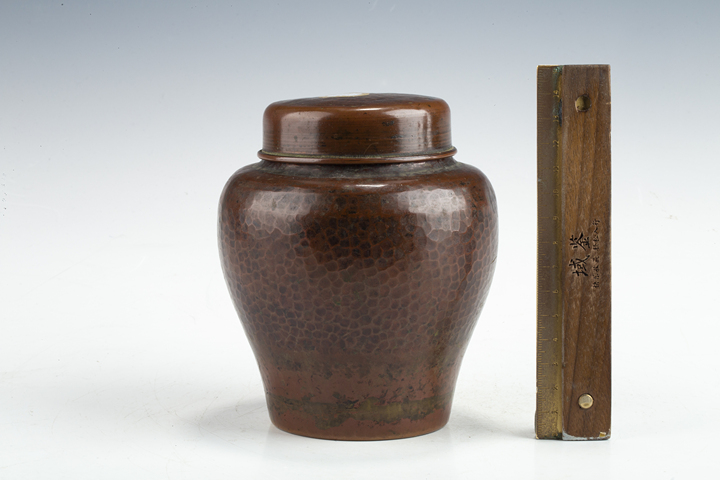 古玩陶瓷民國至創(chuàng)匯·錘目紋茶葉罐真品鑒賞圖