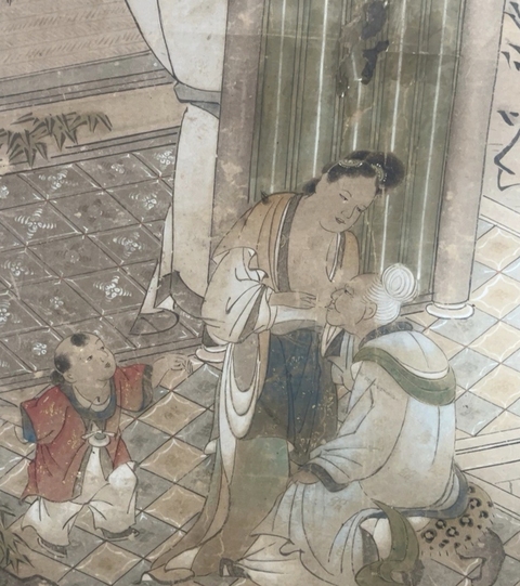 古玩字畫金廷標(biāo)款真品鑒賞圖