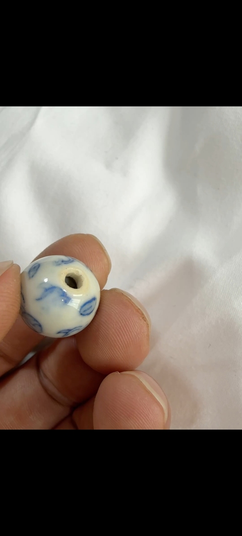 古玩陶瓷青花龍紋珠子真品鑒賞圖