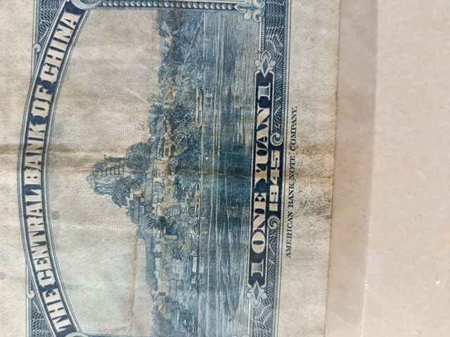 古玩錢幣中央銀行壹圓真品鑒賞圖