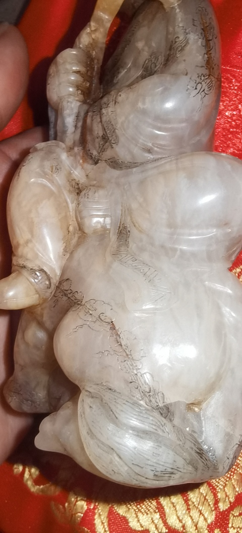 古玩雜項(xiàng)老撾石人物擺件真品鑒賞圖