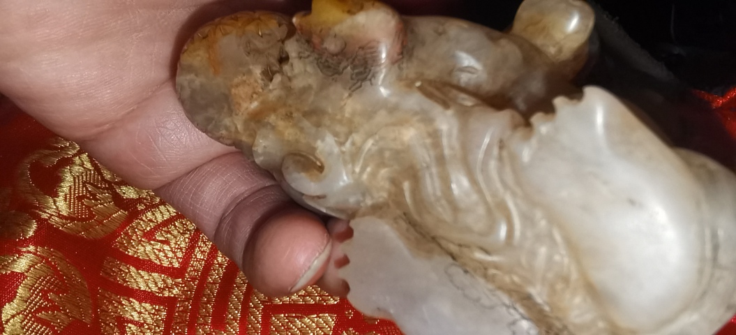 古玩雜項(xiàng)老撾石人物擺件真品鑒賞圖