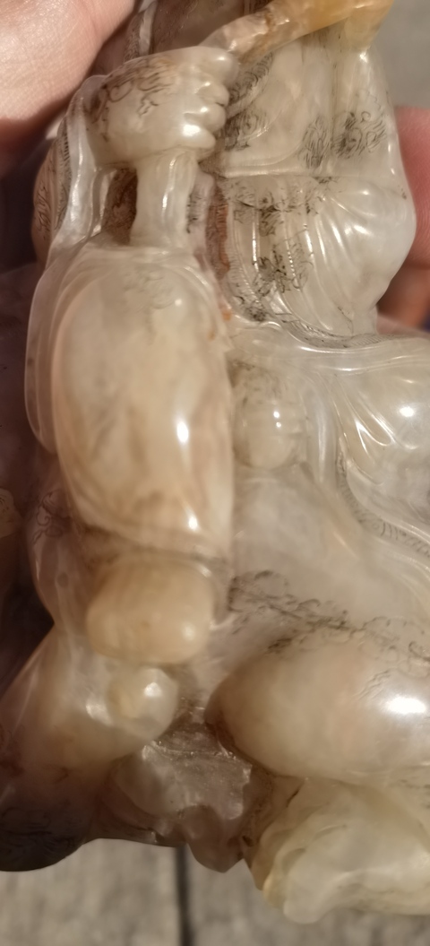 古玩雜項(xiàng)老撾石人物擺件真品鑒賞圖