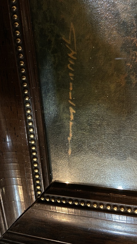 古玩字畫格哈德.內斯瓦達油畫風景真品鑒賞圖