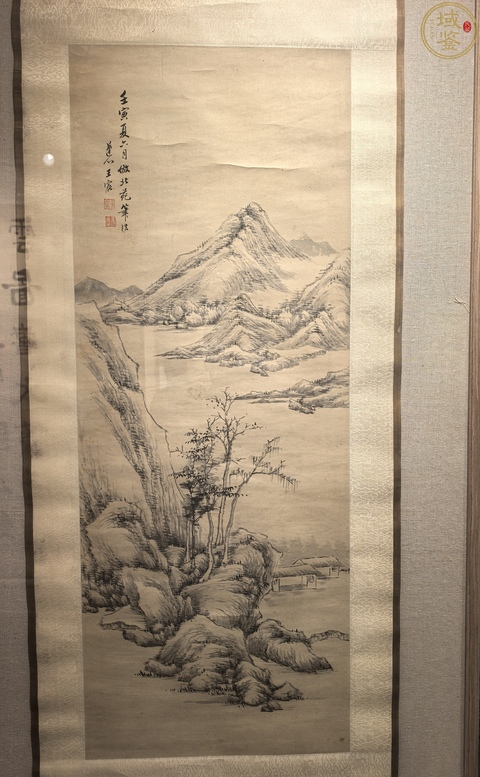 古玩字畫山水真品鑒賞圖