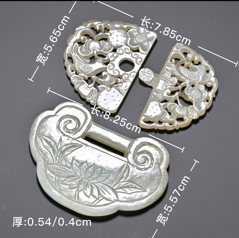 古玩玉器和田玉雕“帶扣”真品鑒賞圖