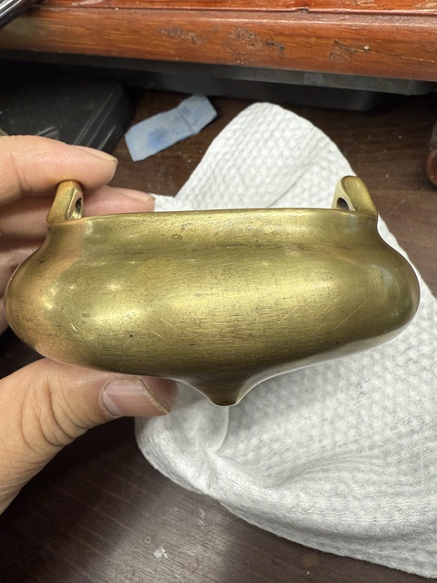 古玩銅器銅爐真品鑒賞圖