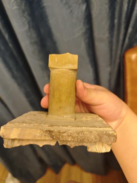 古玩玉器青田石底座真品鑒賞圖