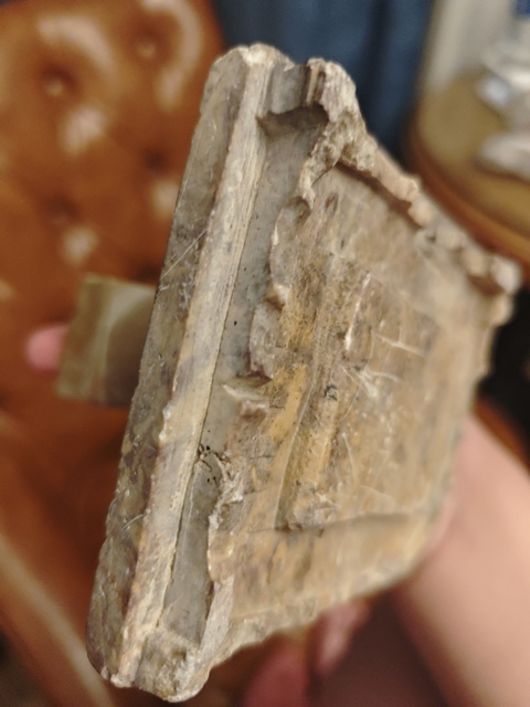 古玩玉器青田石底座真品鑒賞圖