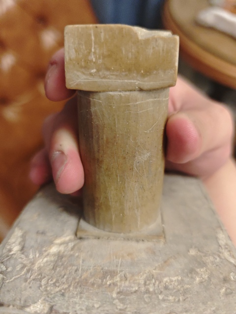 古玩玉器青田石底座真品鑒賞圖