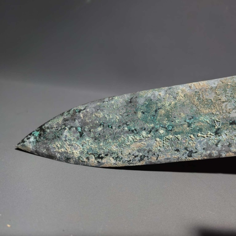 古玩銅器青銅劍真品鑒賞圖