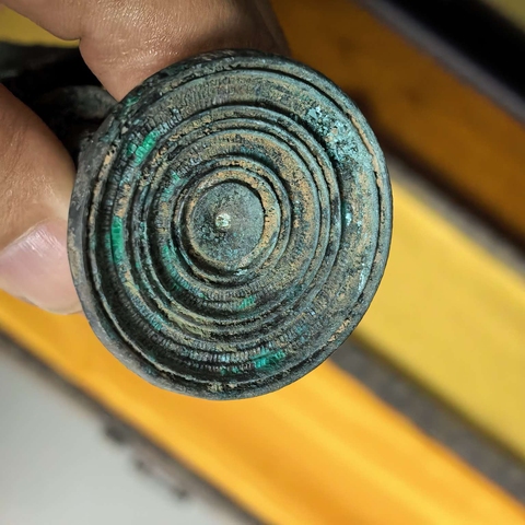 古玩銅器青銅劍真品鑒賞圖