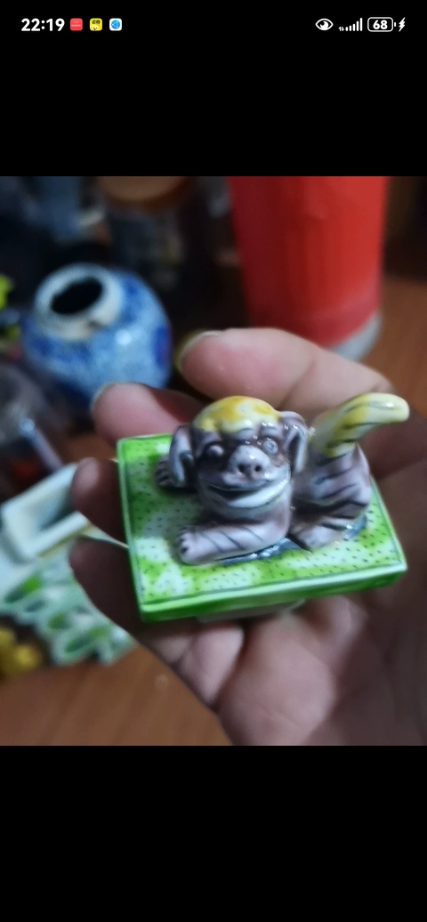 古玩陶瓷粉彩折枝花卉執壺真品鑒賞圖