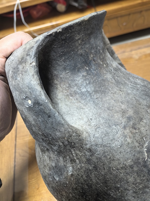 古玩陶瓷雙耳陶罐真品鑒賞圖