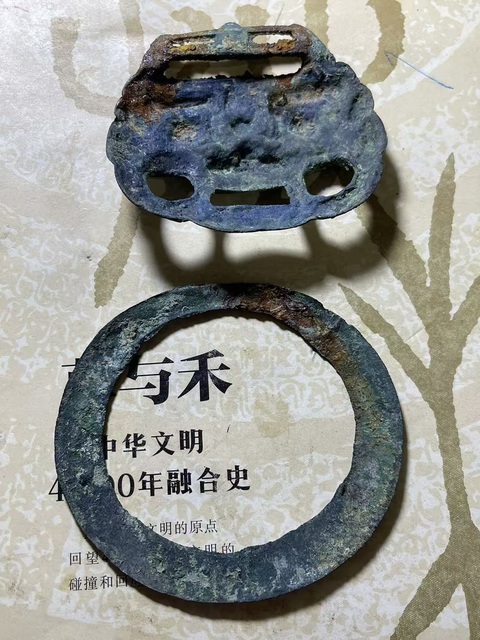 古玩銅器唐·獸面輔首真品鑒賞圖