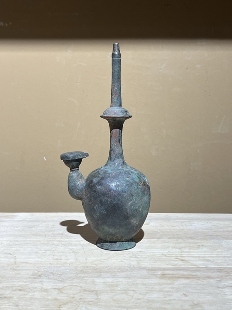 古玩銅器隋唐·銅凈瓶真品鑒賞圖