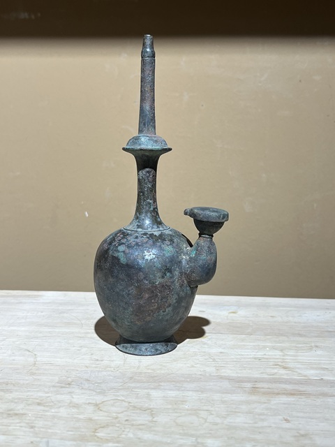 古玩銅器隋唐·銅凈瓶真品鑒賞圖