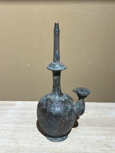 古玩銅器隋唐·銅凈瓶真品鑒賞圖