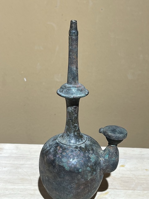 古玩銅器隋唐·銅凈瓶真品鑒賞圖