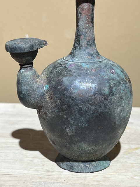 古玩銅器隋唐·銅凈瓶真品鑒賞圖