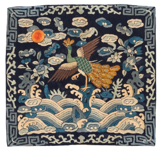 古玩雜項刺繡真品鑒賞圖