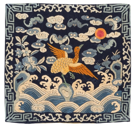 古玩雜項刺繡真品鑒賞圖