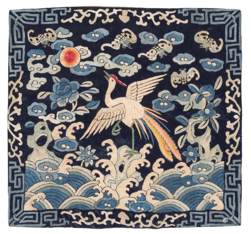 古玩雜項刺繡真品鑒賞圖