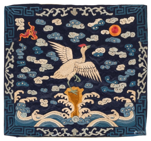 古玩雜項刺繡真品鑒賞圖