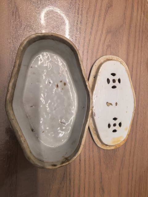 古玩陶瓷粉彩麒麟送子刨花缸真品鑒賞圖