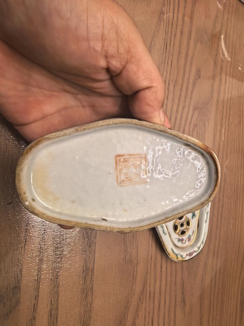 古玩陶瓷粉彩麒麟送子刨花缸真品鑒賞圖