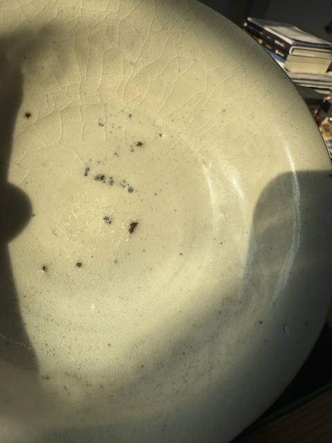 古玩陶瓷明初影青印花盤拍賣，當前價格4566元