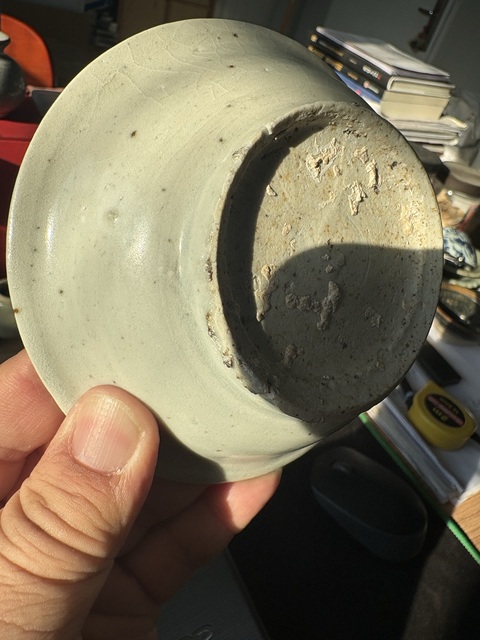 古玩陶瓷明初影青印花盤拍賣，當前價格4566元