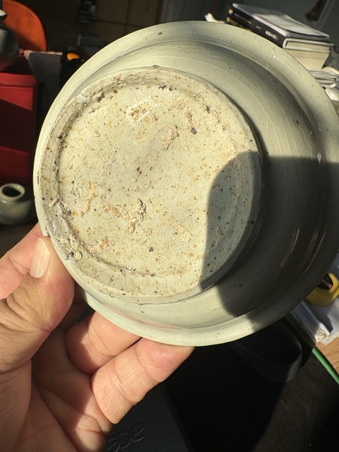 古玩陶瓷明初影青印花盤拍賣，當前價格4566元