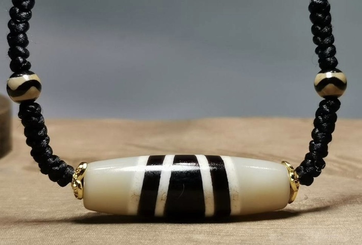 古玩玉器仿古七線珠真品鑒賞圖