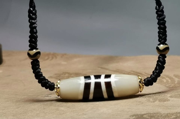 古玩玉器仿古七線珠真品鑒賞圖