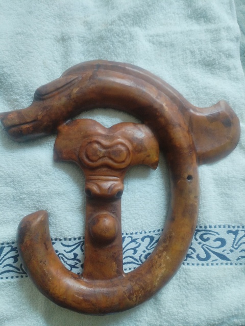 古玩玉器做舊仿“紅山文化”c形龍真品鑒賞圖