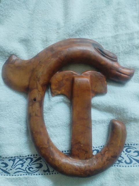 古玩玉器做舊仿“紅山文化”c形龍真品鑒賞圖