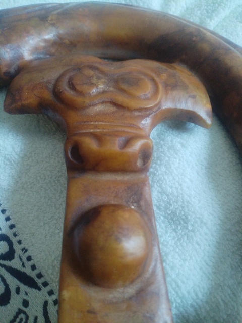 古玩玉器做舊仿“紅山文化”c形龍真品鑒賞圖