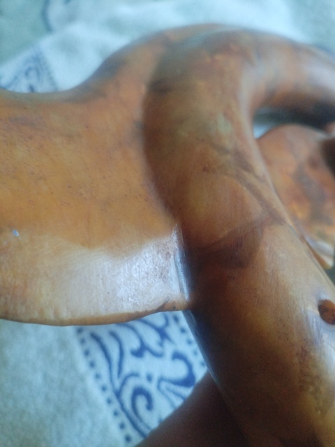 古玩玉器做舊仿“紅山文化”c形龍真品鑒賞圖