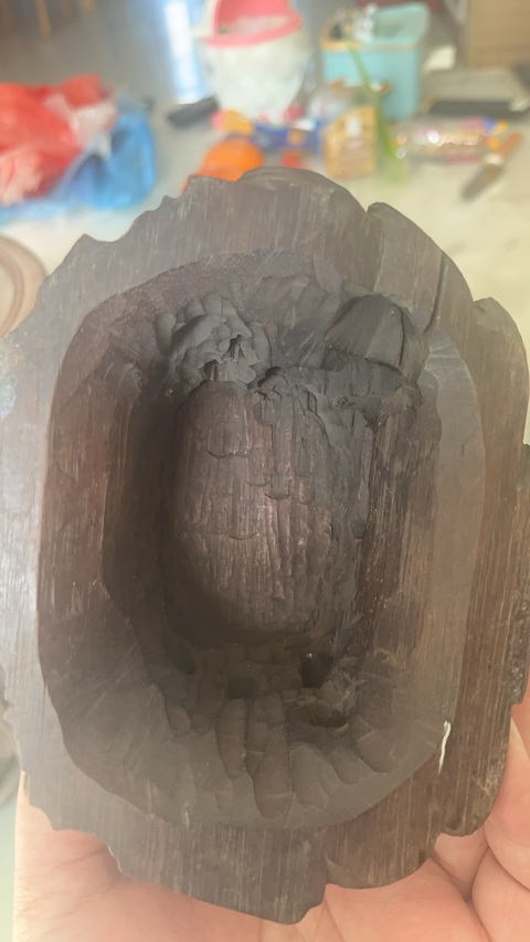 古玩雜項木座真品鑒賞圖