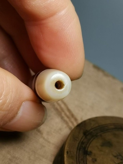 古玩玉器仿古七線珠真品鑒賞圖