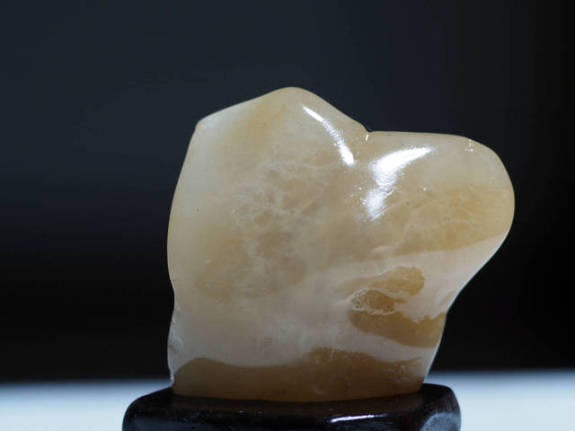 古玩玉器金絲玉原石真品鑒賞圖