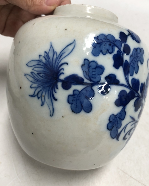 古玩陶瓷光緒·青花花鳥紋罐拍賣，當前價格2999元