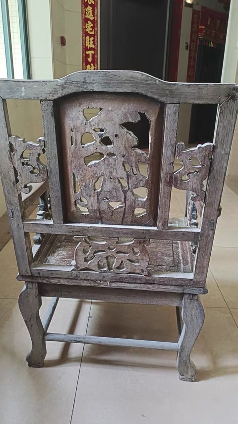 古玩雜項座椅真品鑒賞圖