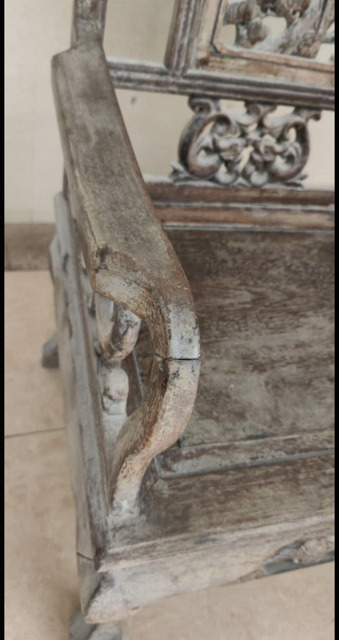 古玩雜項座椅真品鑒賞圖