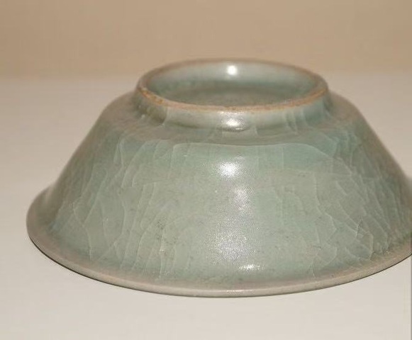 古玩陶瓷龍泉青瓷直壁洗真品鑒賞圖