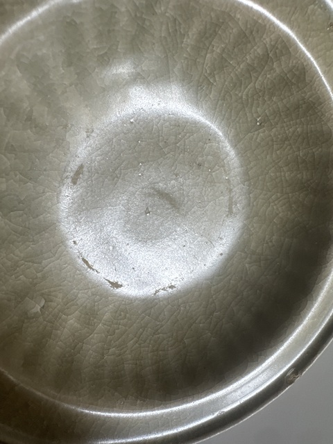 古玩陶瓷青釉盤真品鑒賞圖