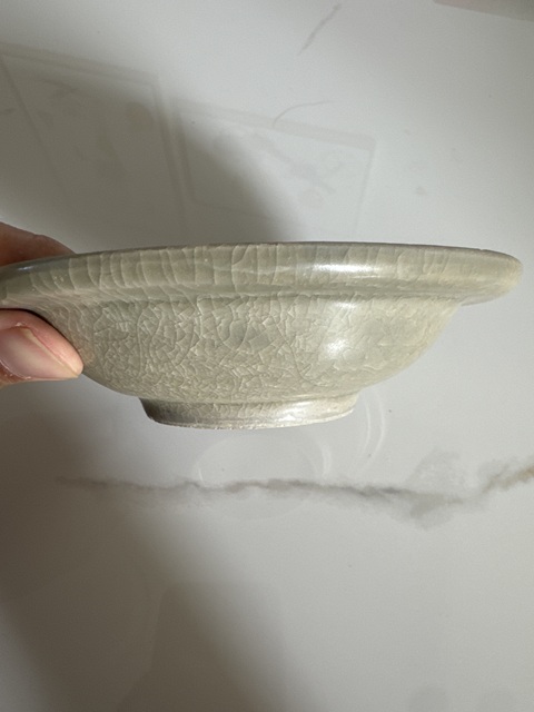 古玩陶瓷青釉盤真品鑒賞圖