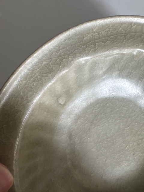 古玩陶瓷青釉盤真品鑒賞圖